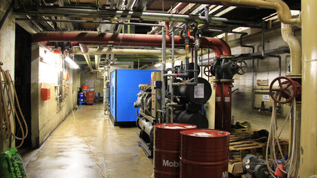 Det gamla tryckluftssystemet hos ZF Friedrichshafen