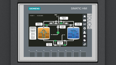CALOSEC CONTROL för intuitiv styrning av CALOSEC-serien.