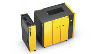 Skruvkompressor CSDX med tillbyggnadstork.