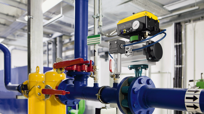 DHS 4.0 monterad i en tryckluftsstation.