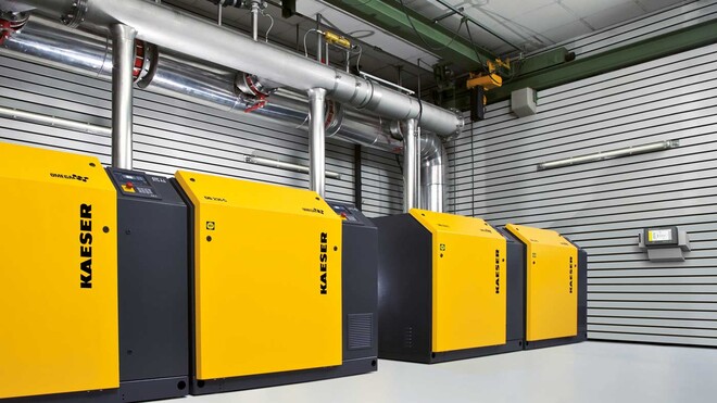 Blåsmaskinstation från KAESER KOMPRESSORER.