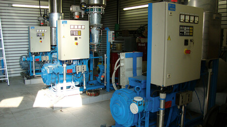 På reningsverket i Manching byttes det gamla tryckluftssystemet ut mot ett tryckluftssystem från Kaeser.
