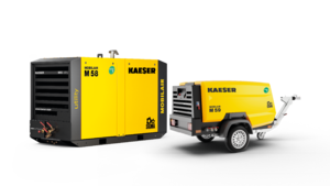 Byggkompressor med generatorkombination