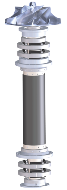 Turboblåsmaskin Pillaerator med magnetlager