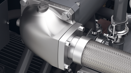 Minskad tryckförlust tack vare optimerat luftintag och luftutsläpp.