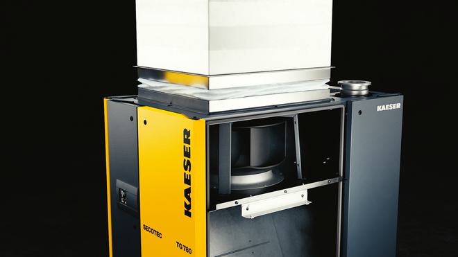 Innovationen hos den nya SECOTEC-kyltorken är radialfläkten.