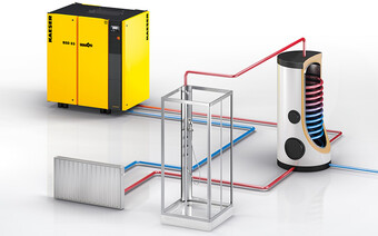 Värmeåtervinning i anslutning till ett system för varmvattenproduktion