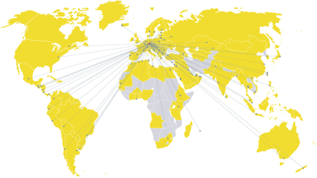 KAESER:s tryckluft – världsomspännande och internationellt
