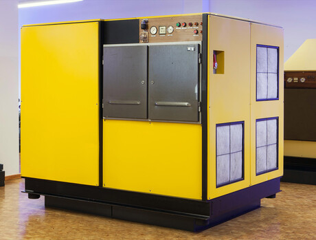 Den första Kaeser-kompressorn.