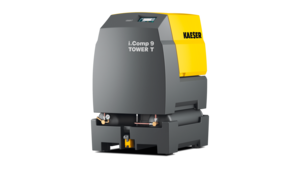 i.Comp 9 Tower T med inbyggda tryckluftsbehållare och kyltork med upp till 570 l/min.